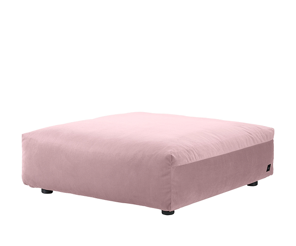 sofa seat - 105x105 - velvet - violett