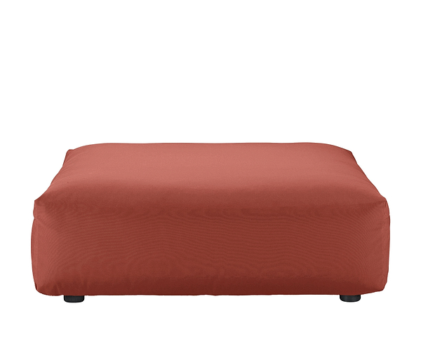 sofa seat - 105x105 - outdoor - terracotta