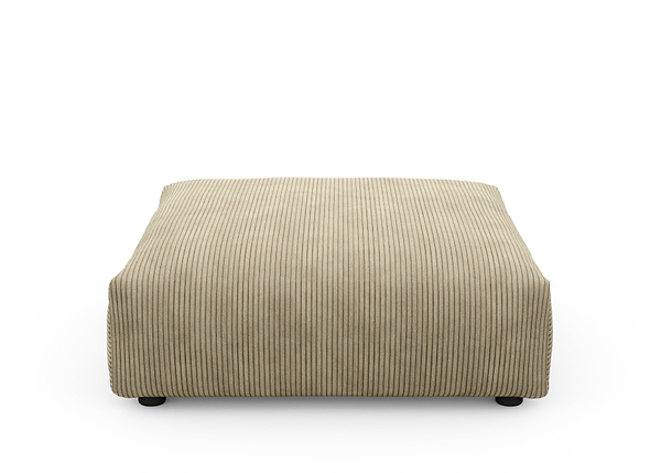 sofa seat - cord velours - khaki - 105cm x 105cm