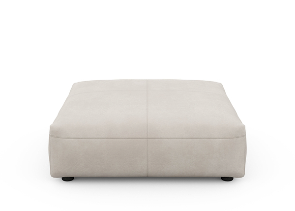 sofa seat - leather - light grey - 105cm x 105cm