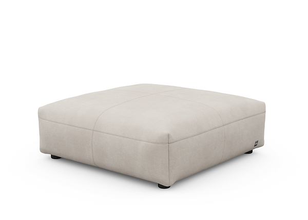 sofa seat - leather - light grey - 105cm x 105cm