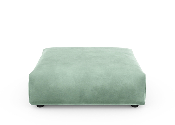 sofa seat - velvet - mint - 105cm x 105cm