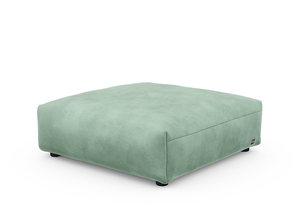 sofa seat - velvet - mint - 105cm x 105cm