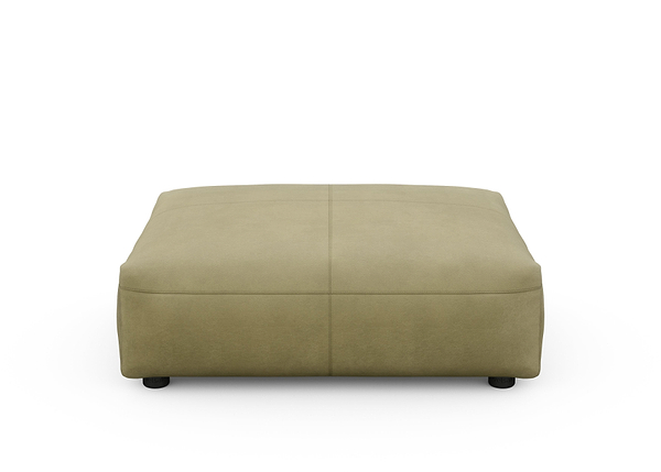 sofa seat - leather - olive - 105cm x 84cm