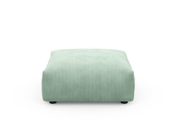 sofa seat - cord velours - duck egg - 84cm x 84cm