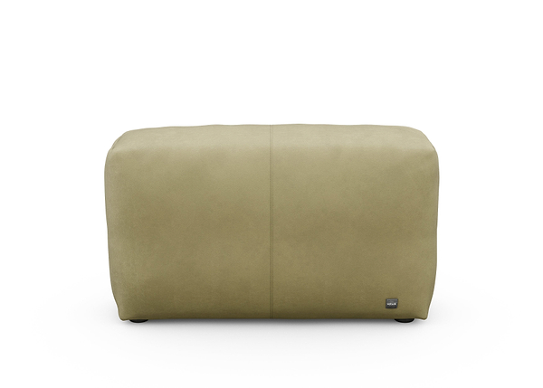 sofa side - leather - olive - 105cm x 31cm