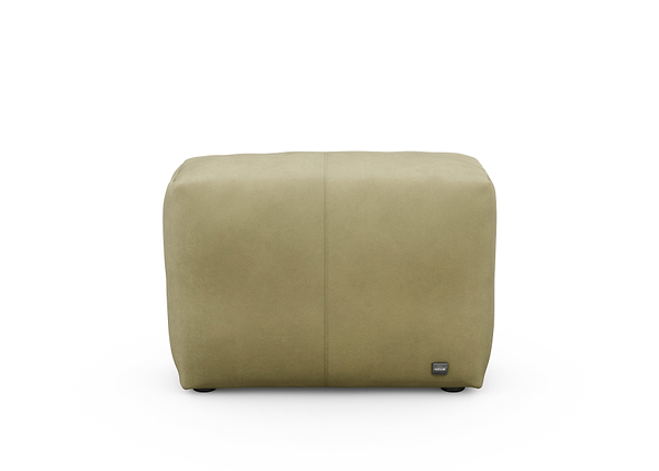 sofa side - leather - olive - 84cm x 31cm