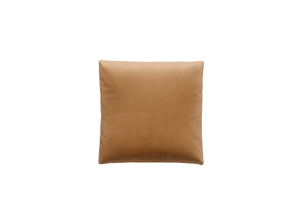 big pillow - leather  -  brown
