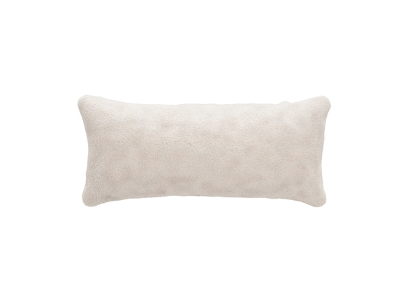 pillow - faux fur - beige