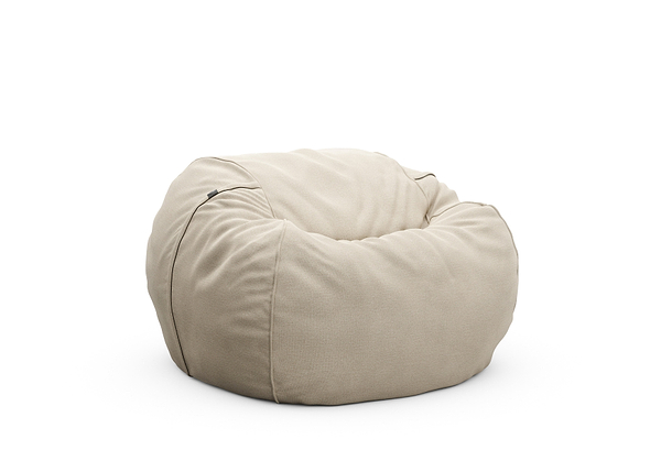 the beanbag - linen - platinum