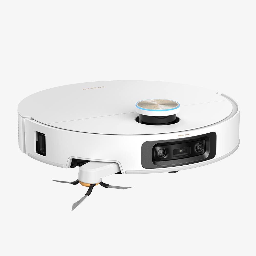 Dreame X60 Ultra Complete White - robot vacuum front view