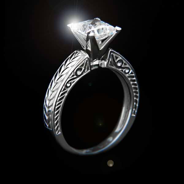 Alba Solitaire Engagement Ring