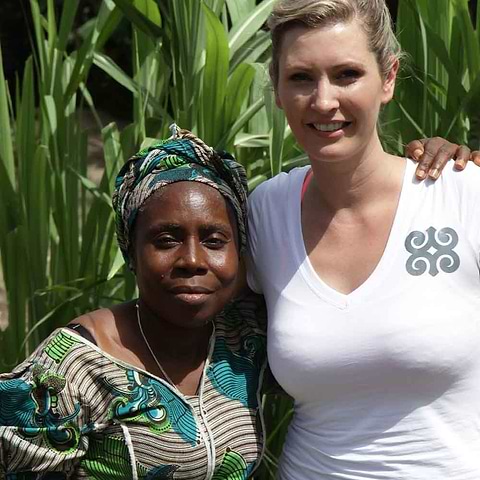 Anna Mieke with Ponpons Mother