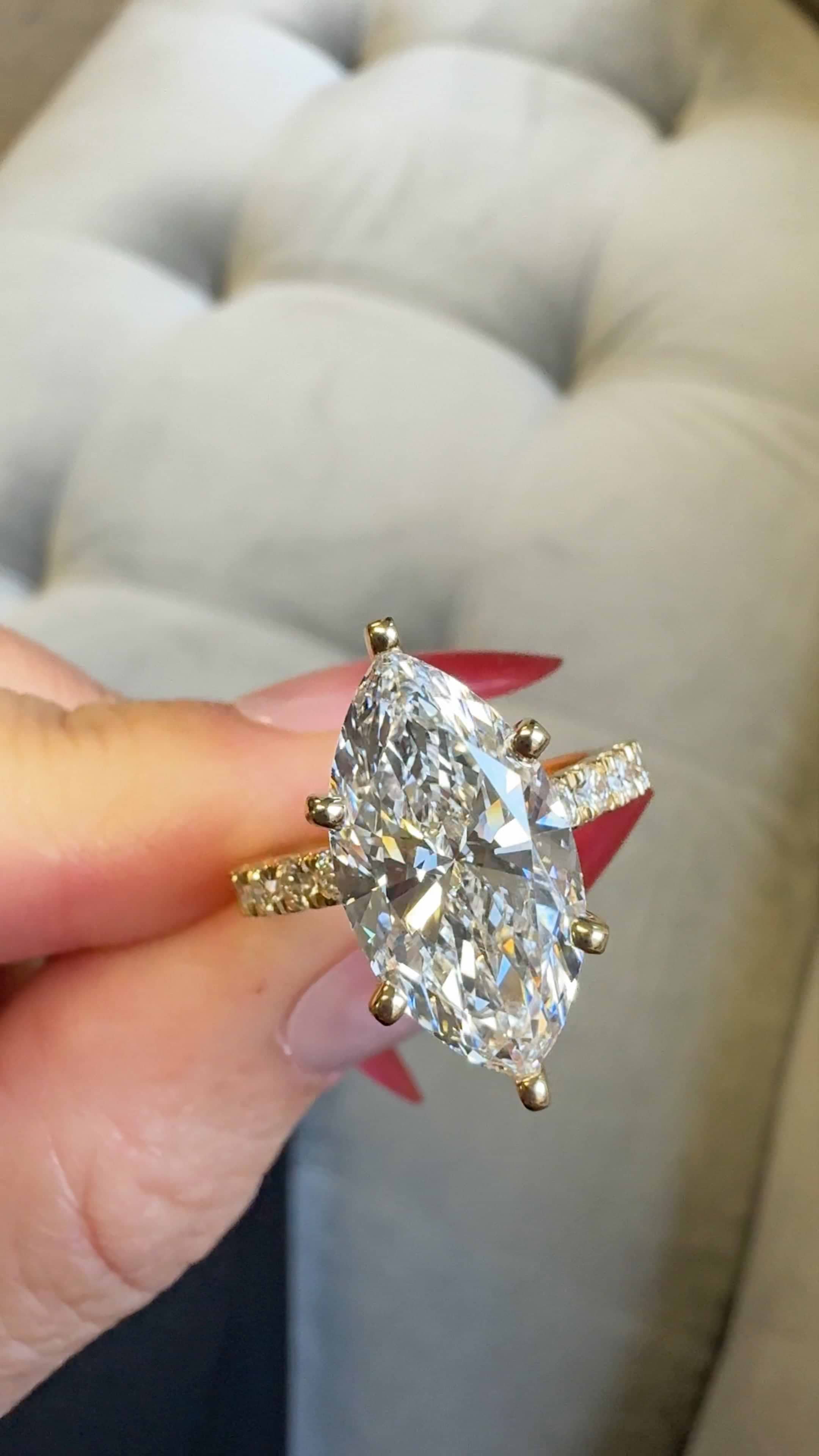 Marquise Cut Diamond Ring