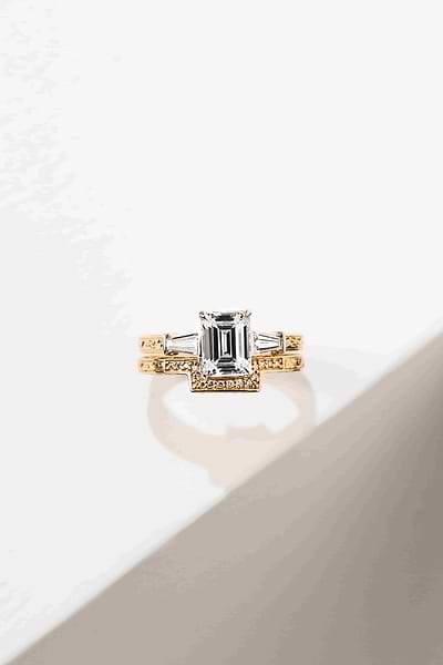 Cherish Three Stone Engagement Ring