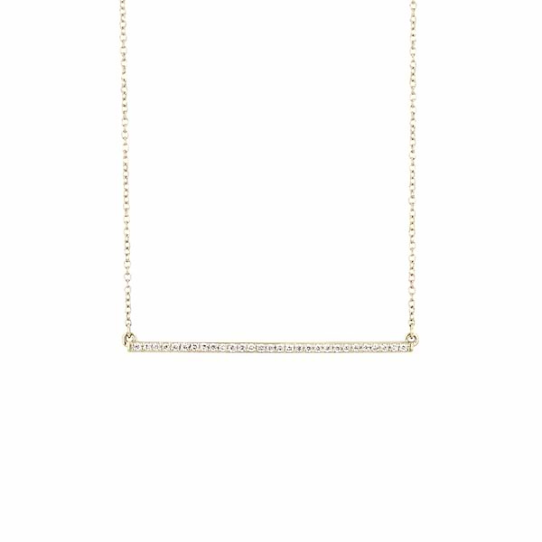 Diamond Bar Necklace