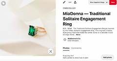Emerald Engagement Ring