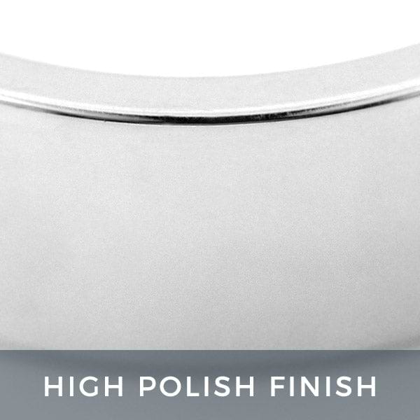 High Polish Finish Men's Wedding Band