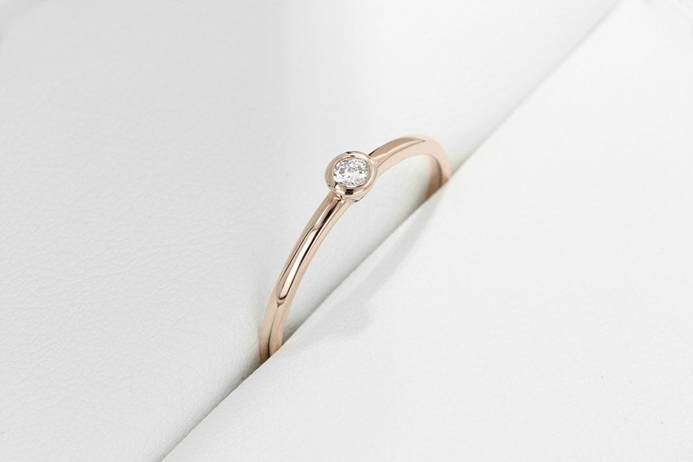 Small simple engagement rings hot sale