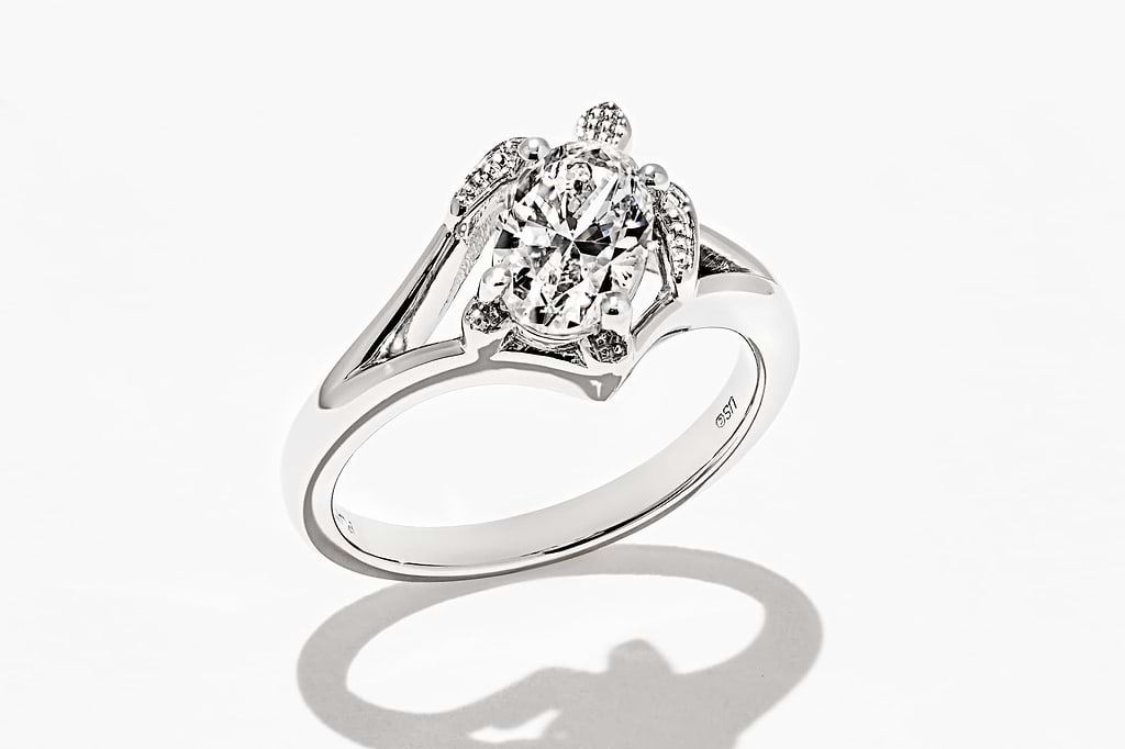 Sea turtle engagement ring clearance