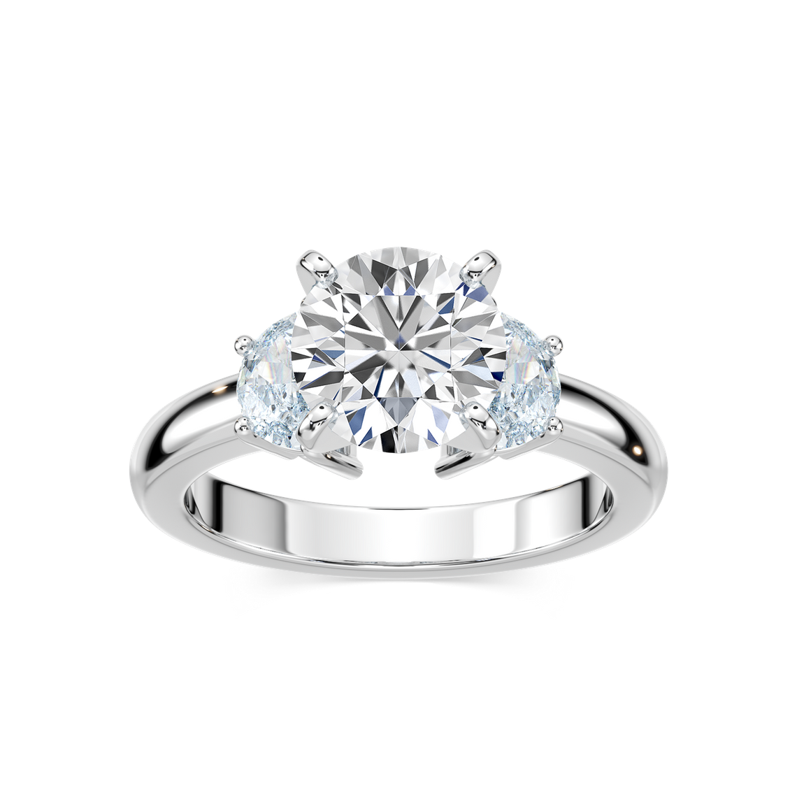 Wonderful Heart Cut White store Diamond Ring / Three Stone Wedding Ring / Wedding-Antique-Anniversary Ring / Woman's Attractive Engagement Ring