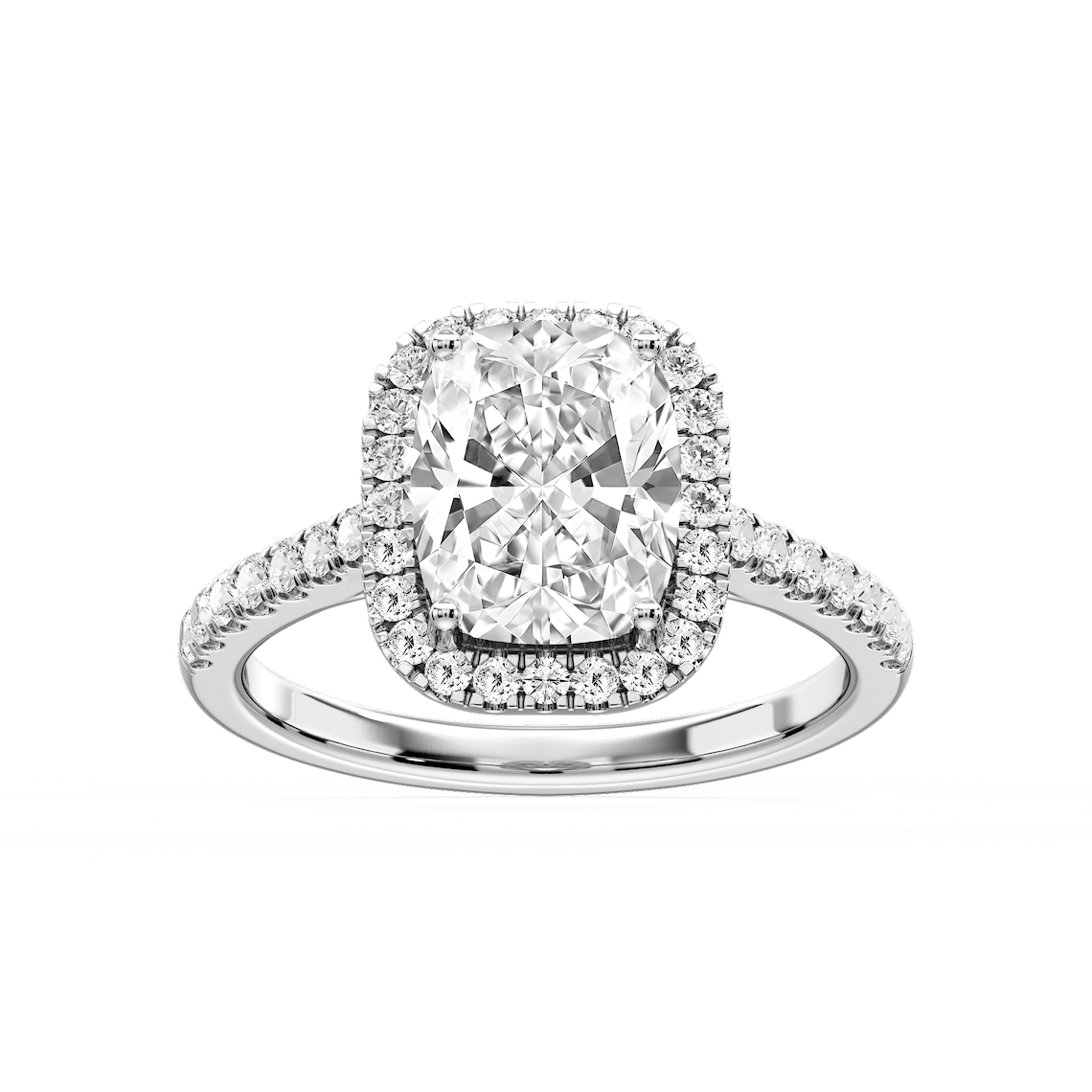Halo Engagement Ring