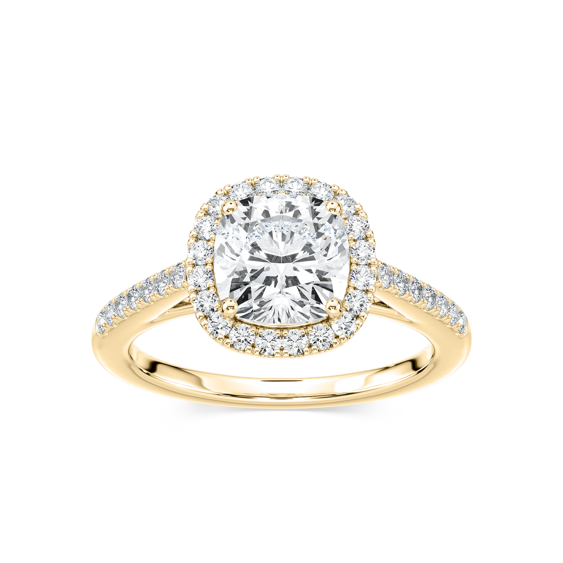 Luxe Accented Engagement Ring