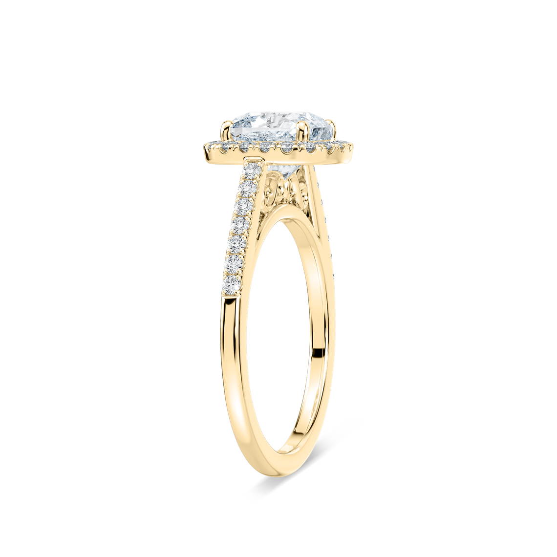 Luxe Accented Engagement Ring
