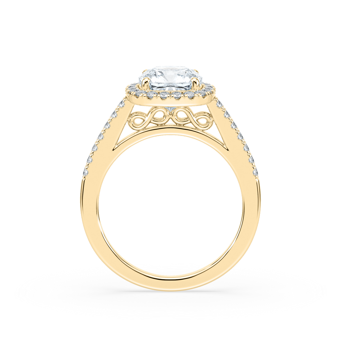 Luxe Accented Engagement Ring
