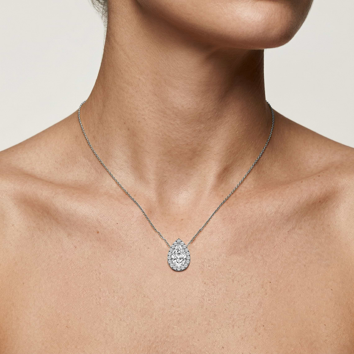 North South Halo Pendant Pendant - MiaDonna