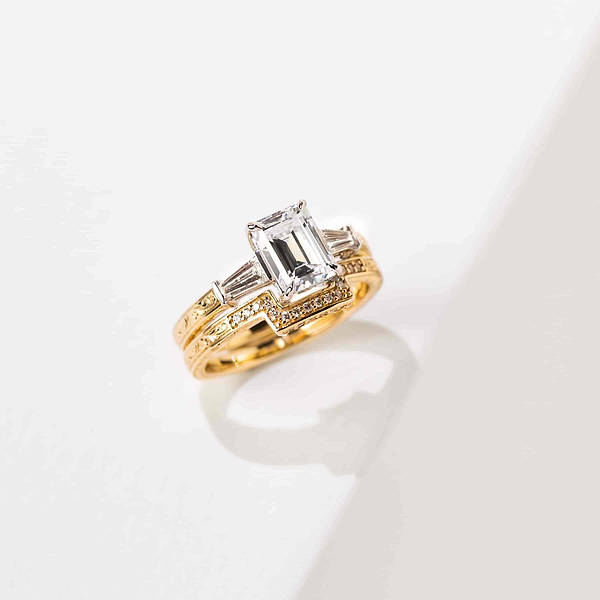 Cherish Three Stone Engagement Ring 