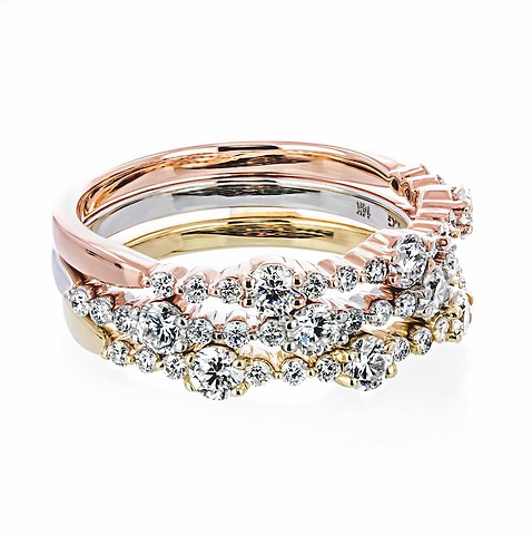 Diamond Stackable Bands