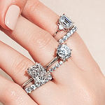 Engagement Rings in White Gold