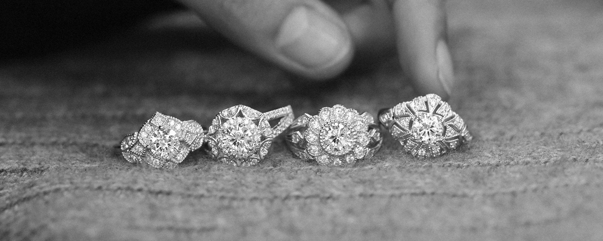 New Vintage Engagement Ring Arrivals