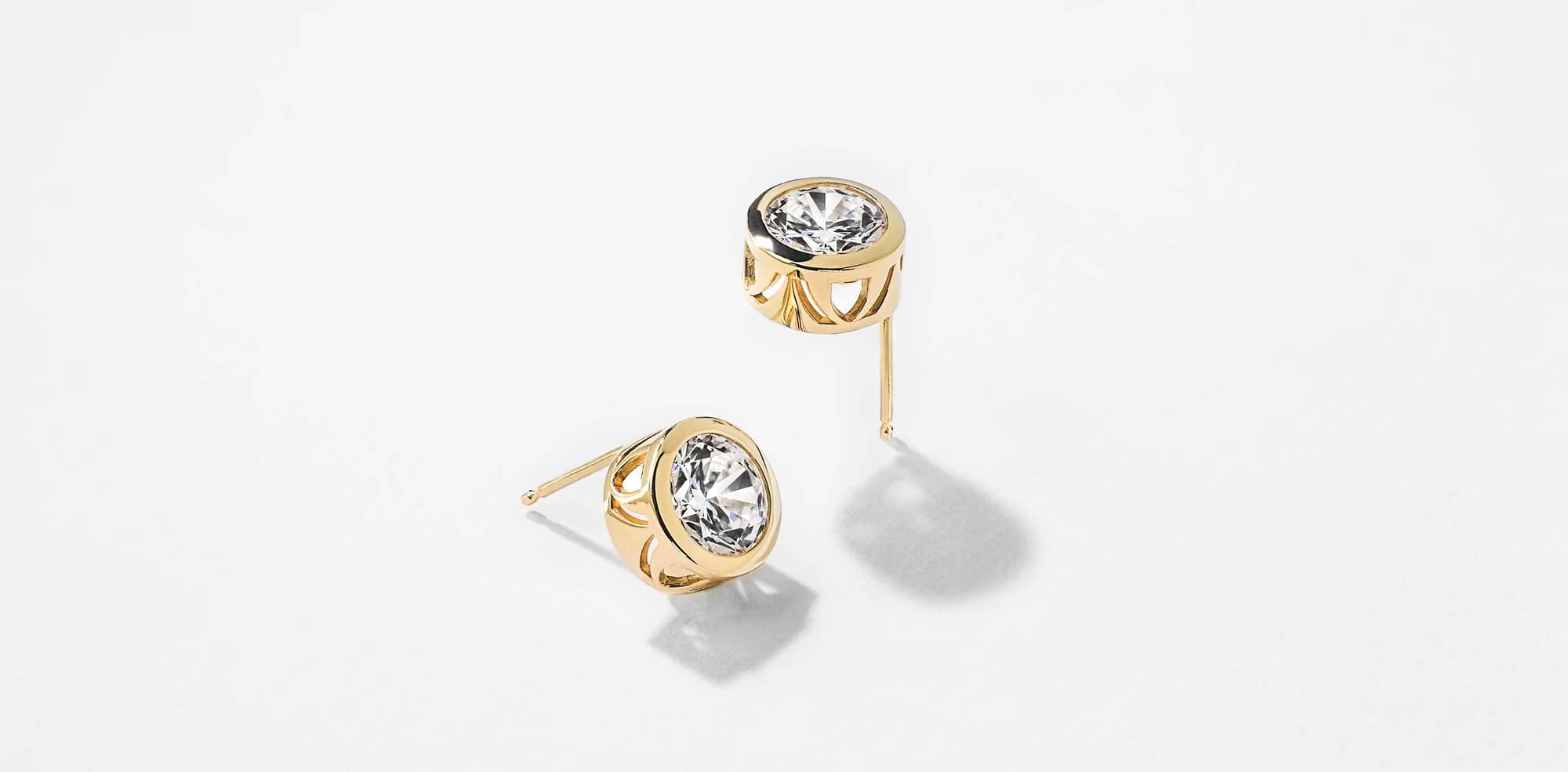 Celebrate Mom with Lab Created Diamond Earrings