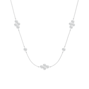 1 ⅝ ctw Round Lab Grown Diamond Station Necklace - 18 Inches