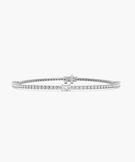 3 Station Tennis Bracelet | Miadonna