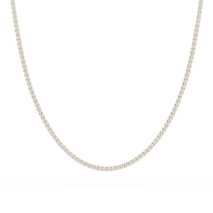 5 ²⁄₅ ctw Round Lab Grown Diamond Classic Box Tennis Necklace – 14 1/2 inches