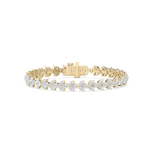 8 ⅓ ctw Marquise and Round Lab Grown Diamond Duo Tennis Bracelet - 7 Inches