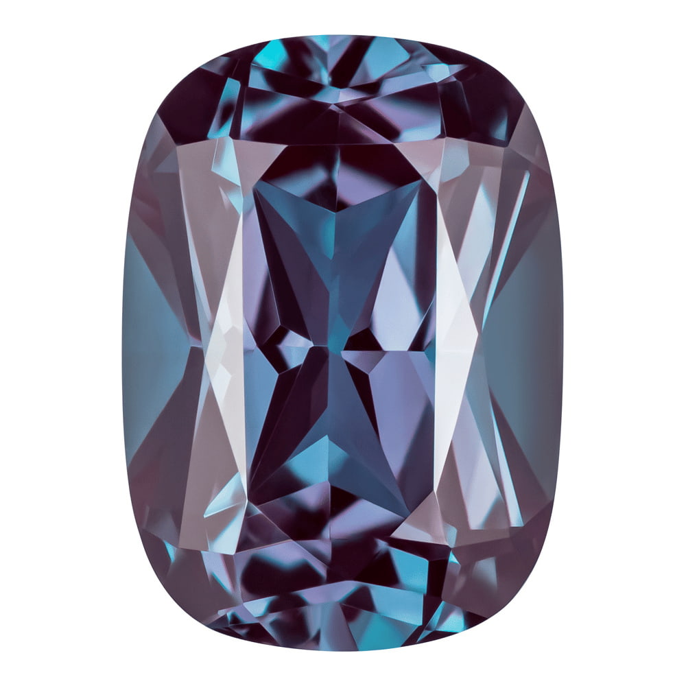 5.73 Carat Cushion Cut Lab-Created Alexandrite