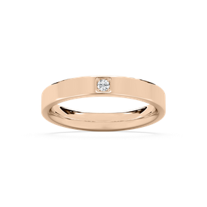 Alyssa Stackable Band in Rose Gold