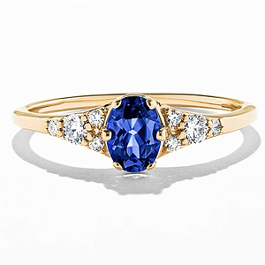 Blue Sapphire Amira Gemstone Ring