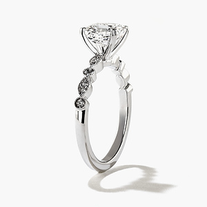 Amore Vintage Engagement Ring - Asscher Cut 1.75ct Lab Grown Diamond (RTS)