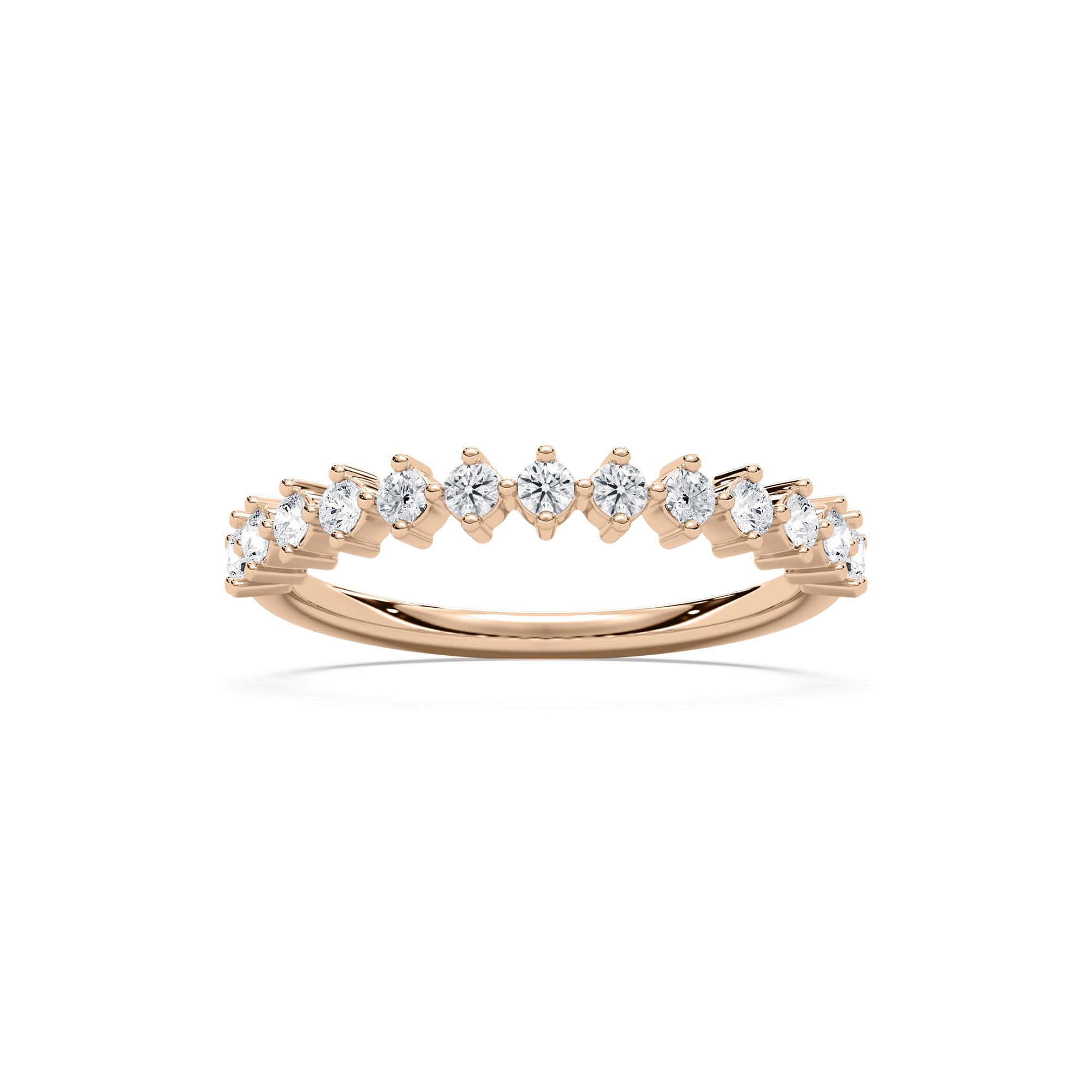 Astrid Wedding Band in Rose Gold