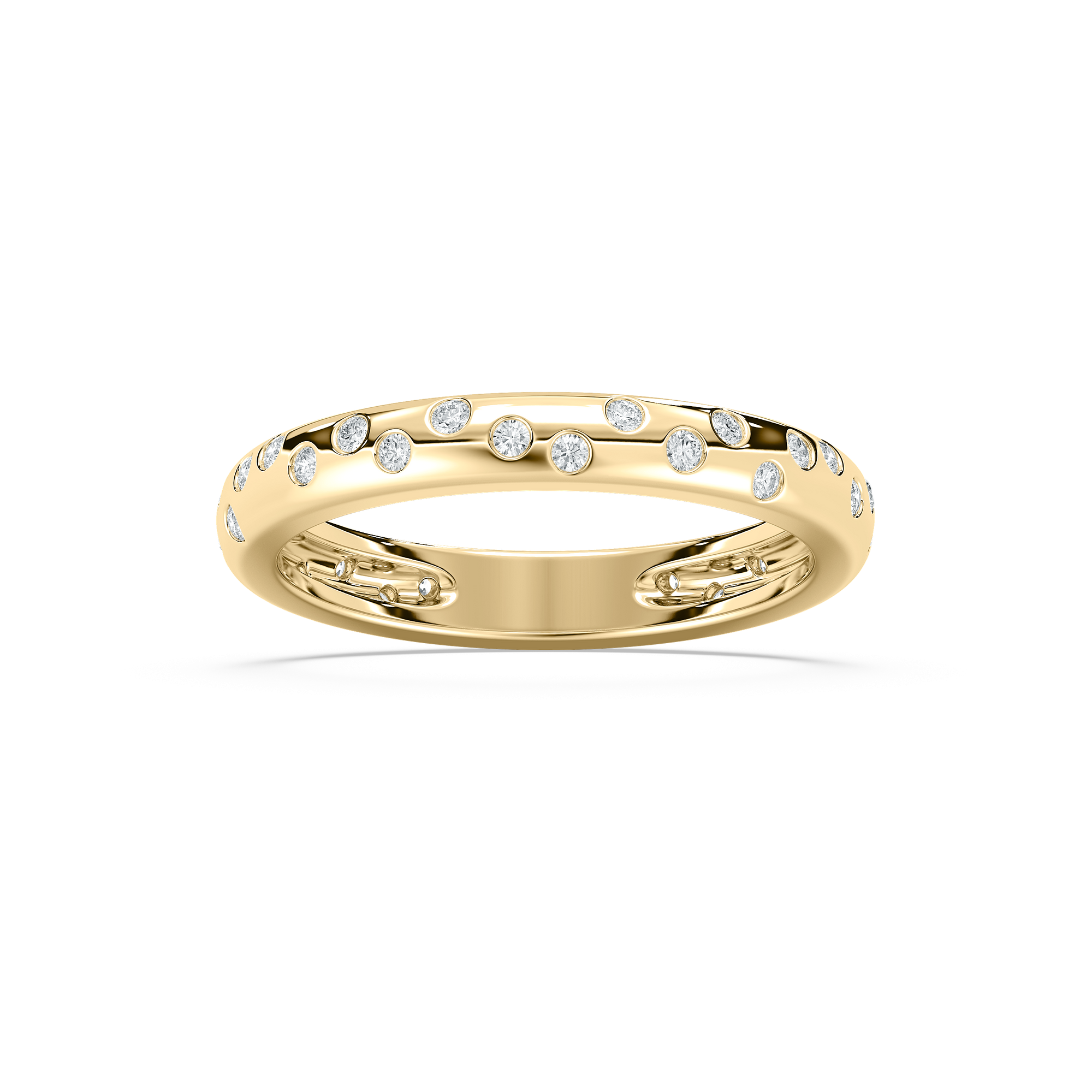 Beverly Lab-Grown Diamond Band – 0.33ctw in 14K Yellow Gold, Size 7