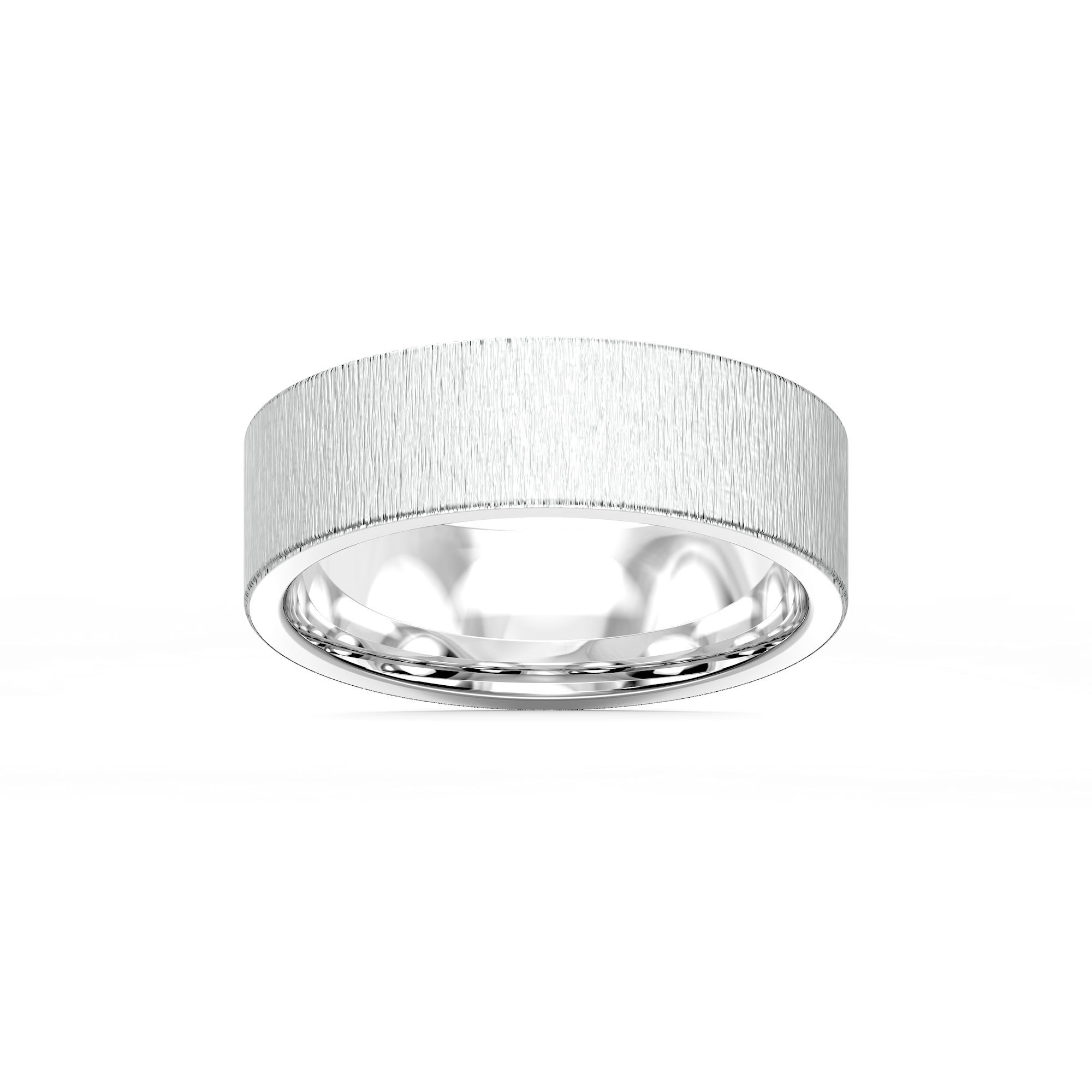 Aspen 6.00mm Flat Plain Metal Band