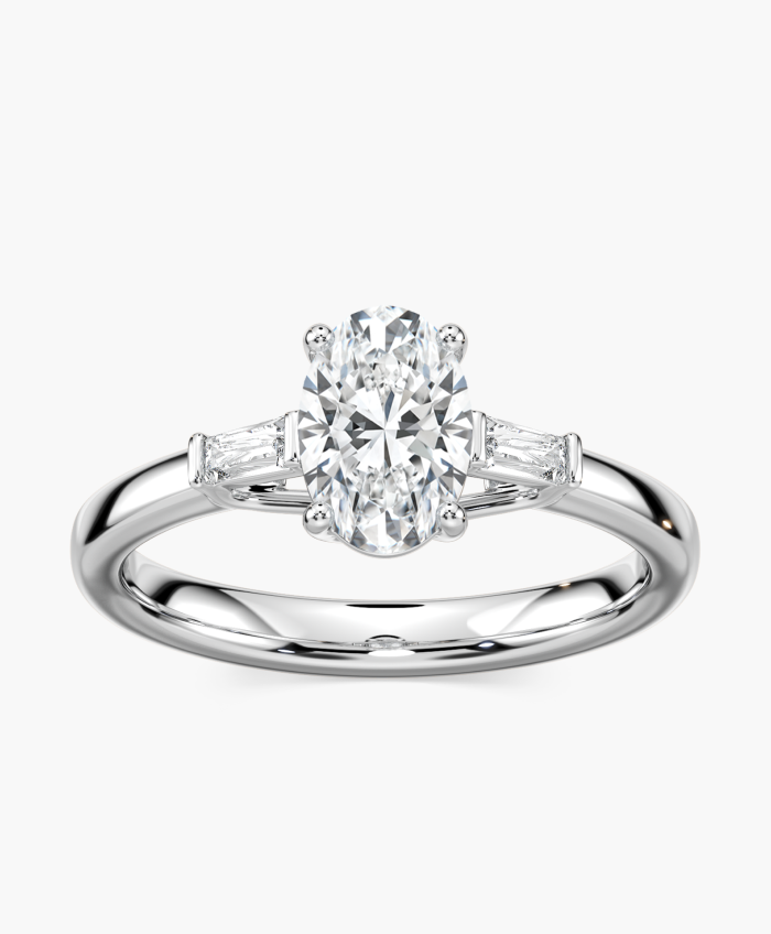 Carma Three Stone Engagement Ring