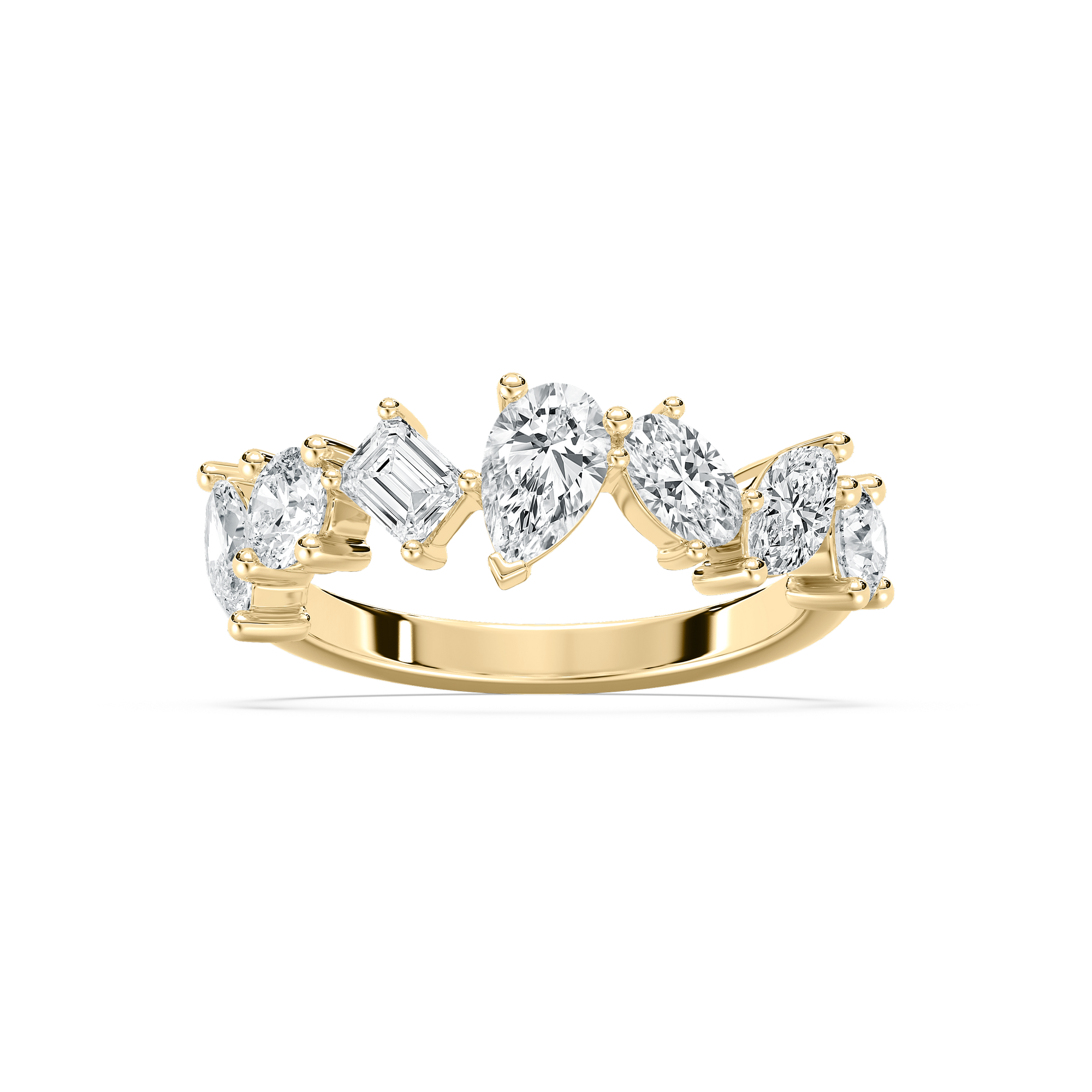 Chateau Lab-Grown Diamond Band with 1.50ctw in 14K Yellow Gold – Size 6.25