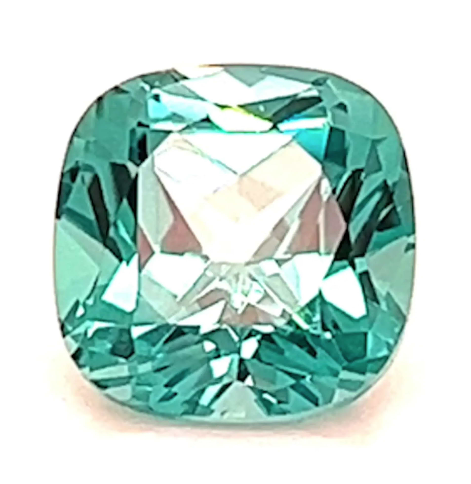 1.12 Carat Cushion Cut Lab-Created Chrysoberyl Peridot