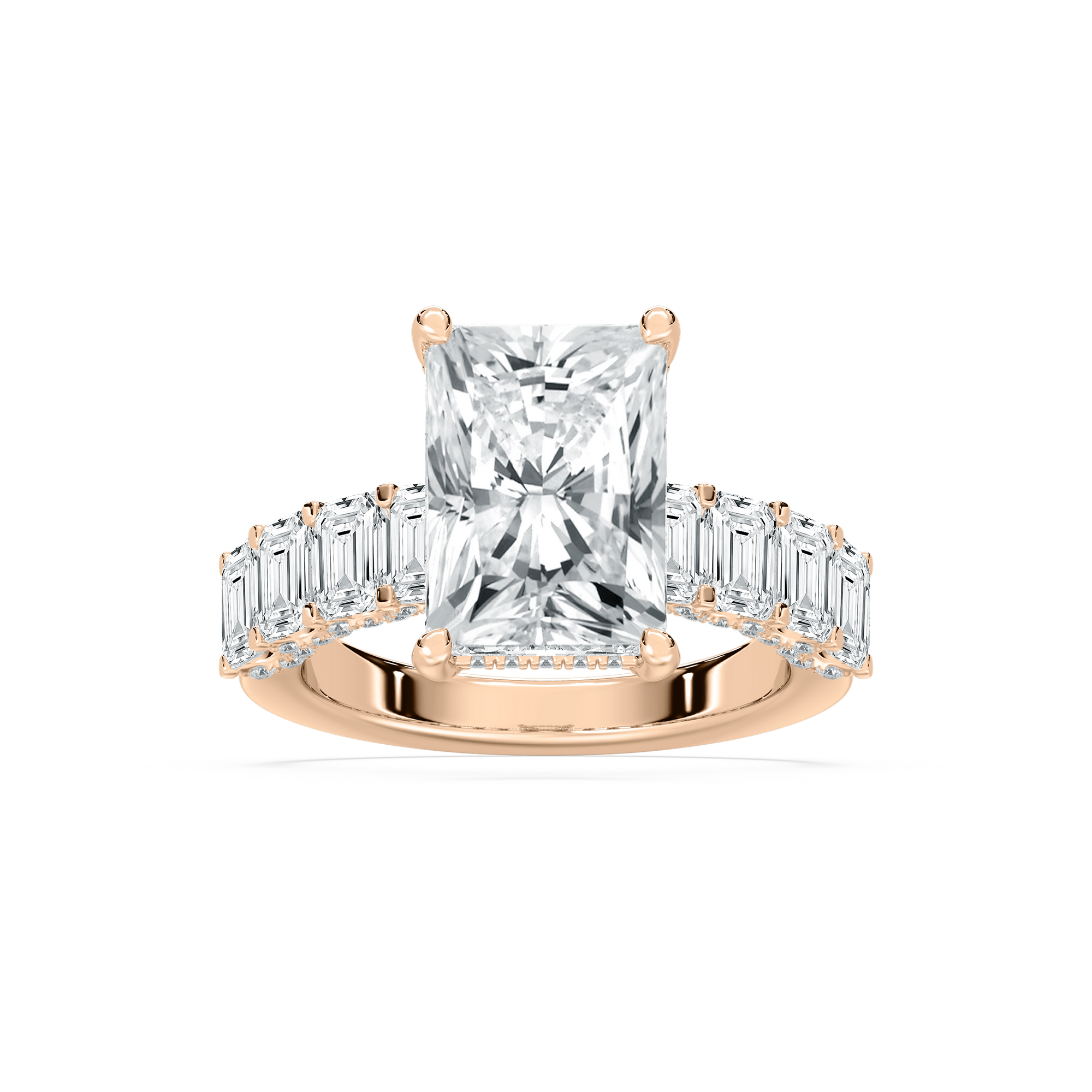 Claire Engagement Ring in Rose Gold